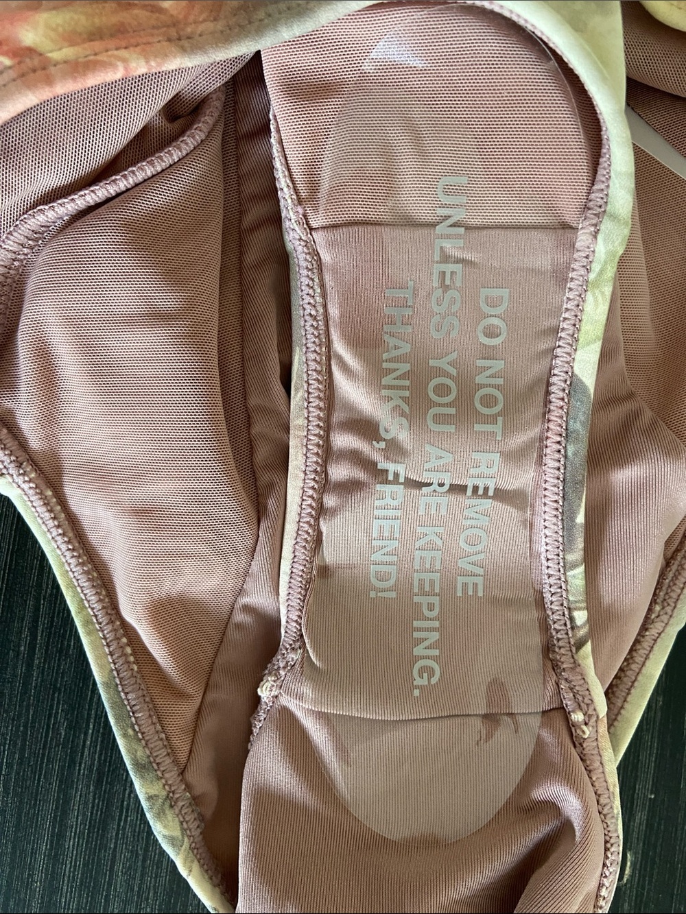 NWT Ta3 Contour Cheeky One-Piece Swimsuit in Contour Monkey Rose Size XS - Picture 9 of 9